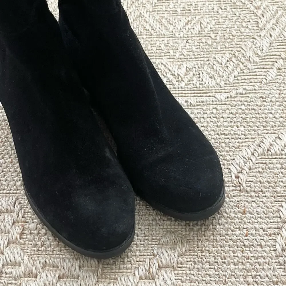 Blondo Sierra Black Knee Boots Suede Leather Waterproof Women’s size 7.5